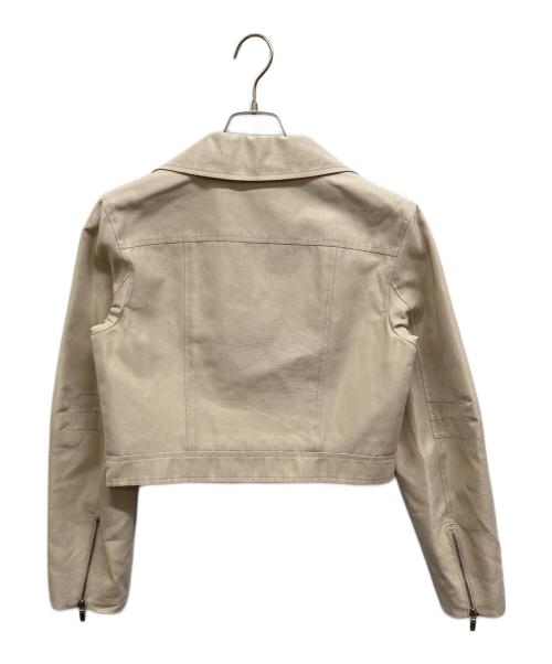 FOXEY BOUTIQUE（フォクシー ブティック）FOXEY BOUTIQUE (フォクシー ブティック) ショートジャケット ベージュ サイズ:38の古着・服飾アイテム