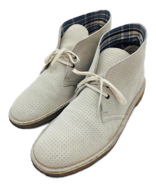 CLARKS（クラークス）CLARKS (クラークス) デザートブーツ グレー サイズ:GB(UK)9、US9 1/2，の古着・服飾アイテム