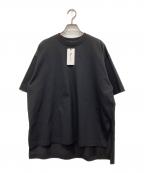 Aquascutumアクアスキュータム）の古着「クルーネックTシャツ」｜ブラック