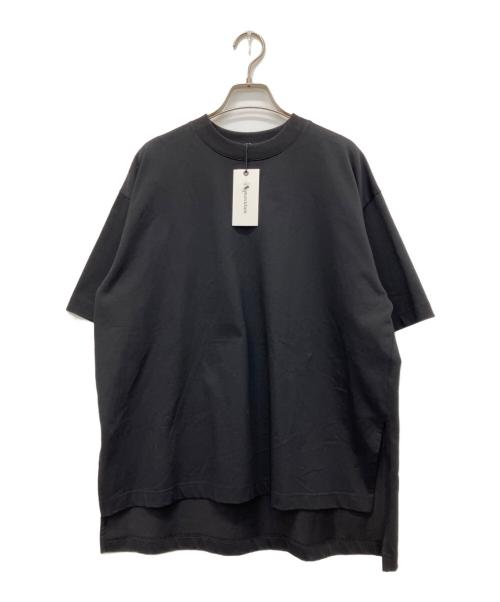 Aquascutum（アクアスキュータム）Aquascutum (アクアスキュータム) クルーネックTシャツ ブラック サイズ:8の古着・服飾アイテム