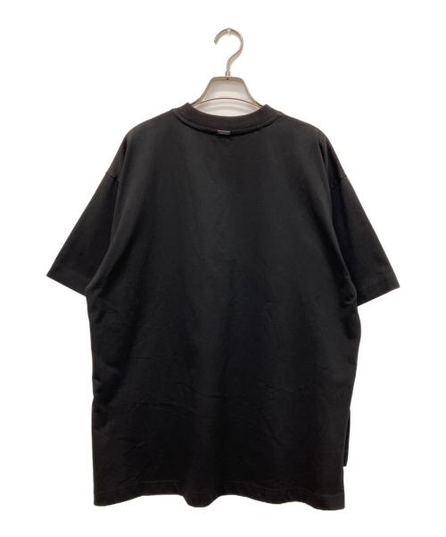 Aquascutum（アクアスキュータム）Aquascutum (アクアスキュータム) クルーネックTシャツ ブラック サイズ:8の古着・服飾アイテム