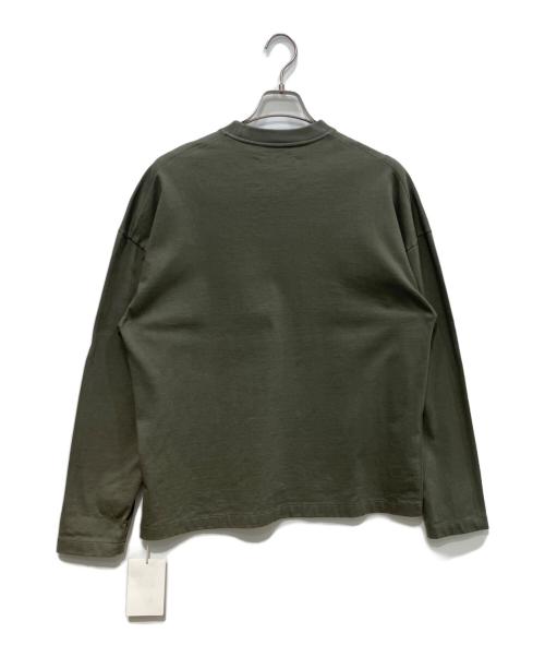 JIL SANDER（ジルサンダー）JIL SANDER (ジルサンダー) ロングスリーブTシャツ グリーン サイズ:XSの古着・服飾アイテム