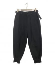 Y-3（ワイスリー）の古着「M CLASSIC WOOL FLANNEL CUFF PANTS」｜ブラック