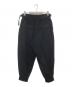 Y-3 (ワイスリー) M CLASSIC WOOL FLANNEL CUFF PANTS ブラック サイズ:XS：13000円