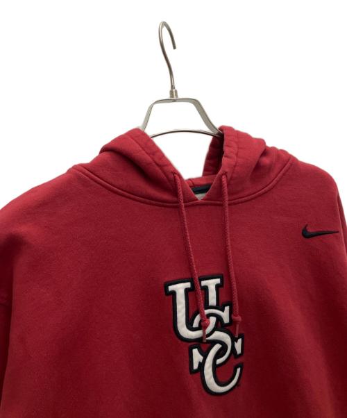 NIKE（ナイキ）NIKE (ナイキ) 刺繍ロゴパーカー レッド サイズ:XLの古着・服飾アイテム