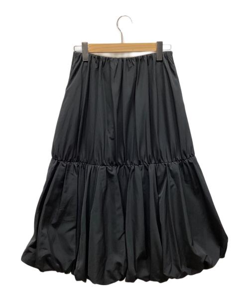 Mila Owen（ミラオーウェン）Mila Owen (ミラオーウェン) ウエストゴムギャザー切替バルーンスカート ブラック サイズ:1 未使用品の古着・服飾アイテム