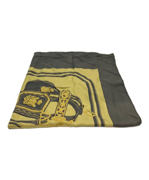 HERMES（エルメス）HERMES (エルメス) BRIDES DE GALAシルクスカーフ カーキ サイズ:下記参照の古着・服飾アイテム