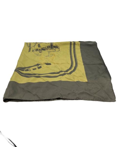 HERMES（エルメス）HERMES (エルメス) BRIDES DE GALAシルクスカーフ カーキ サイズ:下記参照の古着・服飾アイテム