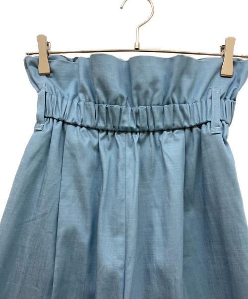 YORI（ヨリ）YORI (ヨリ) ハイウエストビッグリボンパンツ ブルー サイズ:SIZE 36の古着・服飾アイテム
