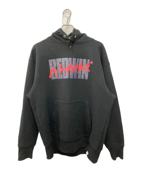 BEDWIN &THE HEARTBREAKERS（ベドウィンアンドザ ハートブレイカーズ）BEDWIN &THE HEARTBREAKERS (ベドウィンアンドザ ハートブレイカーズ) L/S HOODED SWEAT ‘DEE’ ブラック サイズ:4の古着・服飾アイテム