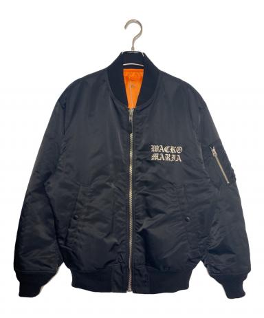 新品 WACKO MARIA MA-1 FLIGHT JACKET ブラック L WACKO MARIA/MA-1 FLIGHT JACKET（BLACK）［MA-1フライトJKT-24秋冬