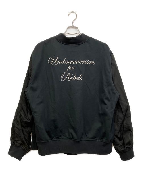 UNDERCOVERISM（アンダーカバーイズム）UNDERCOVERISM (アンダーカバーイズム) 刺繍スタジャン ブラック サイズ:4の古着・服飾アイテム
