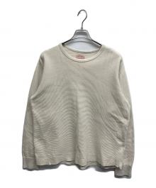 BONCOURA（ボンクラ）の古着「Heavy Weight Thermal Long Sleeves　ヘビーウェイト サーマル ロングスリーブス」｜ホワイト
