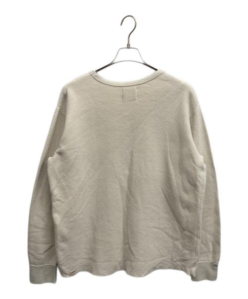 BONCOURA（ボンクラ）BONCOURA (ボンクラ) Heavy Weight Thermal Long Sleeves　ヘビーウェイト サーマル ロングスリーブス ホワイト サイズ:40の古着・服飾アイテム