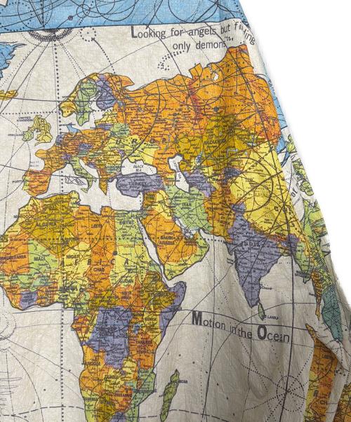 SAINT MICHAEL（セントマイケル）SAINT MICHAEL (セントマイケル) Dr.Woo World Map Jacket アイボリー サイズ:XLの古着・服飾アイテム