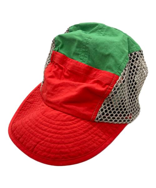 BROWN by 2-tacs（ブラウンバイツータックス）BROWN by 2-tacs (ブラウンバイツータックス) JET CAP グリーン×レッドの古着・服飾アイテム