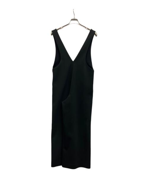 LE PHIL（ル フィル）LE PHIL (ル フィル) スキューバジャージーサロペット ブラックの古着・服飾アイテム