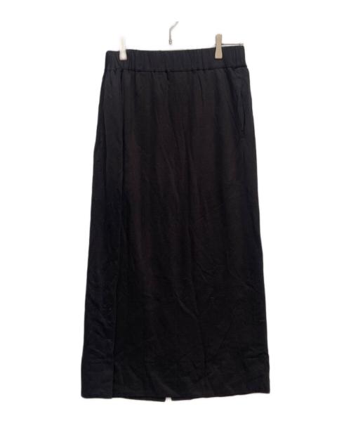 ebure（エブール）ebure (エブール) ソフトドレープ スカート ブラウン サイズ:38の古着・服飾アイテム