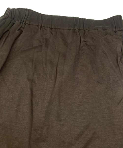 ebure（エブール）ebure (エブール) ソフトドレープ スカート ブラウン サイズ:38の古着・服飾アイテム