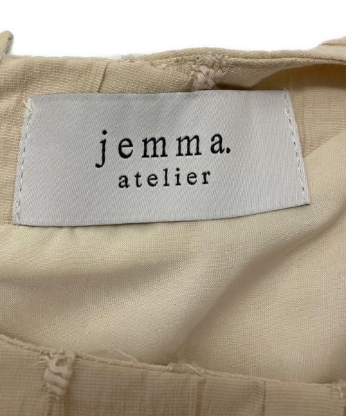 jemma. atelier（ジェマアトリエ）jemma. atelier (ジェマアトリエ) ジャカードテントライントップス ベージュ サイズ:1の古着・服飾アイテム
