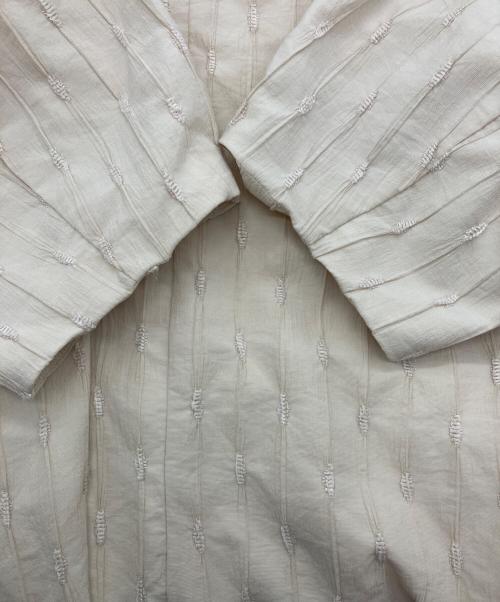 jemma. atelier（ジェマアトリエ）jemma. atelier (ジェマアトリエ) ジャカードテントライントップス ベージュ サイズ:1の古着・服飾アイテム
