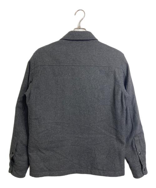 WOOLRICH（ウールリッチ）WOOLRICH (ウールリッチ) ALASKAN WOOL OVERSHIRT  アラスカン ウール オーバーシャツ ブルガリア製 チャコールグレー サイズ:Mの古着・服飾アイテム