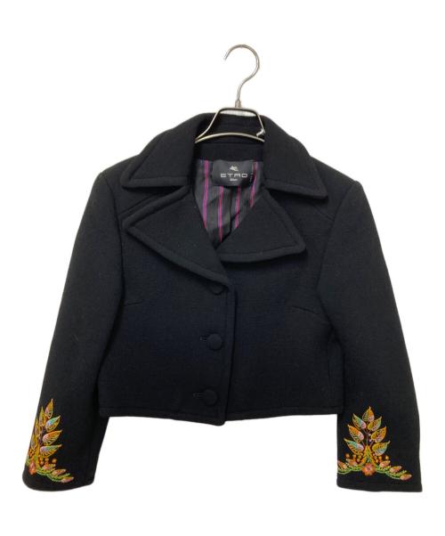 ETRO（エトロ）ETRO (エトロ) セットアップスーツ ブラック サイズ:JK:38/SK:40の古着・服飾アイテム