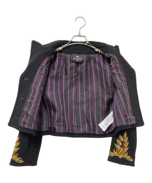 ETRO（エトロ）ETRO (エトロ) セットアップスーツ ブラック サイズ:JK:38/SK:40の古着・服飾アイテム