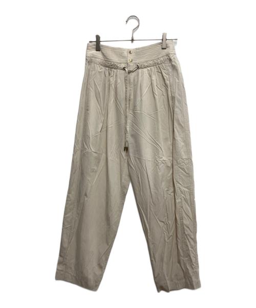 ISABEL MARANT（イザベルマラン）ISABEL MARANT (イザベルマラン) ギャザーパンツ アイボリー サイズ:34の古着・服飾アイテム