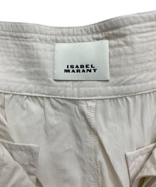 ISABEL MARANT（イザベルマラン）ISABEL MARANT (イザベルマラン) ギャザーパンツ アイボリー サイズ:34の古着・服飾アイテム