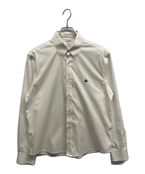 BROOKS BROTHERS（ブルックスブラザーズ）BROOKS BROTHERS (ブルックスブラザーズ) ノンアイロンGFストレッチコットンスポーツシャツ ホワイト サイズ:Mの古着・服飾アイテム