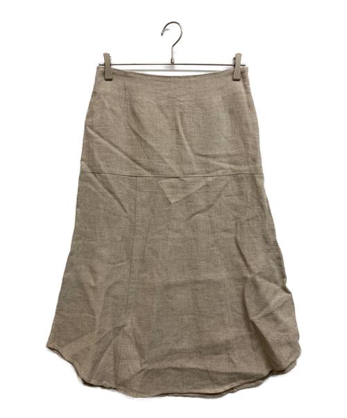 MEYAME（メヤメ）MEYAME (メヤメ) リネン ビューティフル スカート ナチュラルの古着・服飾アイテム