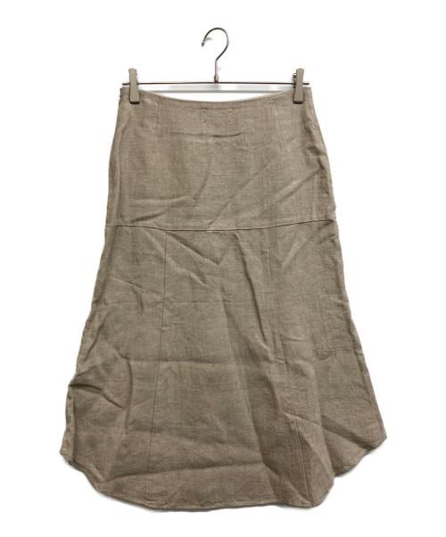 MEYAME（メヤメ）MEYAME (メヤメ) リネン ビューティフル スカート ナチュラルの古着・服飾アイテム
