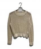 HYKEハイク）の古着「CROCHETED SWEATER」｜ベージュ