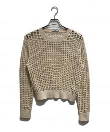 HYKE（ハイク）の古着「CROCHETED SWEATER」｜ベージュ