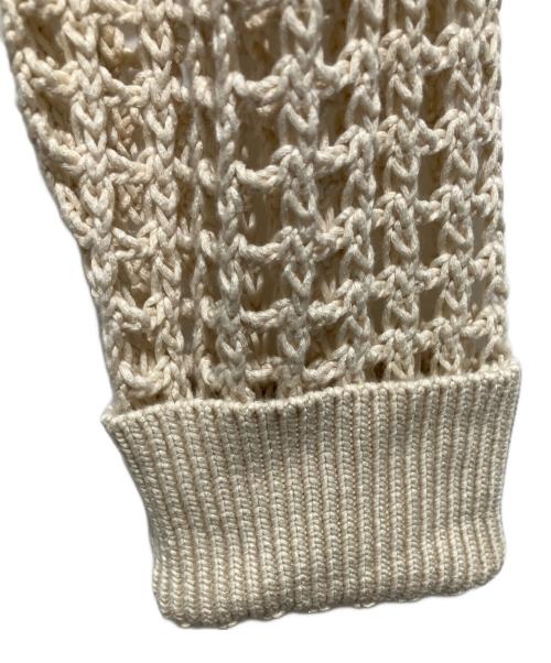 HYKE（ハイク）HYKE (ハイク) CROCHETED SWEATER ベージュ サイズ:Sの古着・服飾アイテム