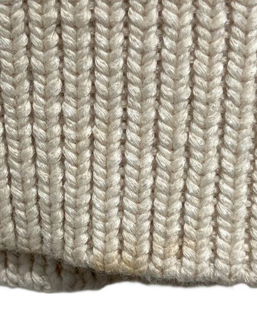 HYKE（ハイク）HYKE (ハイク) CROCHETED SWEATER ベージュ サイズ:Sの古着・服飾アイテム