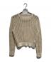 HYKE（ハイク）の古着「CROCHETED SWEATER」｜ベージュ
