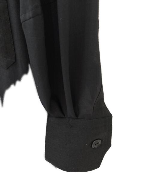 HYKE（ハイク）HYKE (ハイク) SHEER TWILL DRESS ブラック サイズ:Sの古着・服飾アイテム
