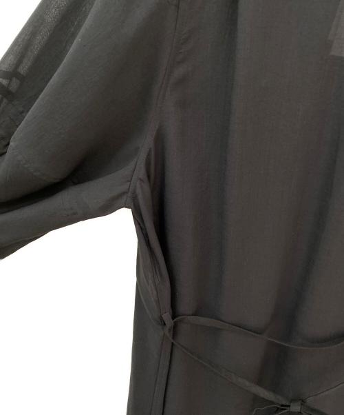 HYKE（ハイク）HYKE (ハイク) SHEER TWILL DRESS ブラック サイズ:Sの古着・服飾アイテム