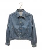 AURALEEオーラリー）の古着「SELVEDGE FADED LIGHT DENIM BLOUSON(セルビッジファイディッドライトデニムブルゾン)」｜ライトインディゴ
