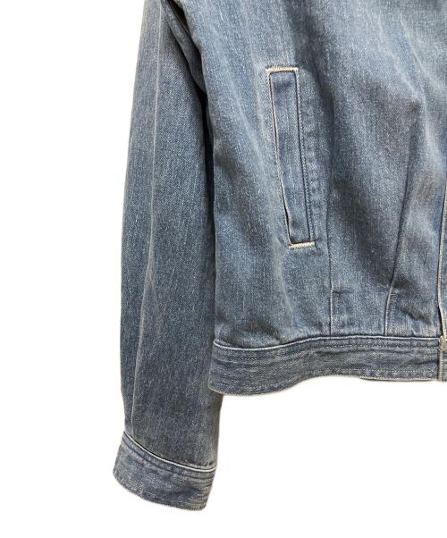 AURALEE（オーラリー）AURALEE (オーラリー) SELVEDGE FADED LIGHT DENIM BLOUSON(セルビッジファイディッドライトデニムブルゾン) ライトインディゴ サイズ:1の古着・服飾アイテム