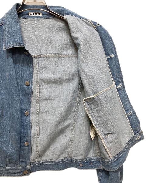 AURALEE（オーラリー）AURALEE (オーラリー) SELVEDGE FADED LIGHT DENIM BLOUSON(セルビッジファイディッドライトデニムブルゾン) ライトインディゴ サイズ:1の古着・服飾アイテム