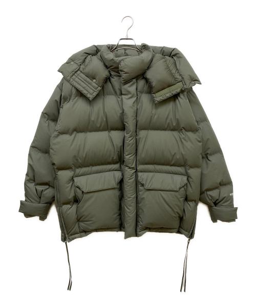 HYKE（ハイク）HYKE (ハイク) THE NORTH FACE (ザ ノース フェイス) WS BIG DOWN JACKET オリーブ サイズ:Lの古着・服飾アイテム