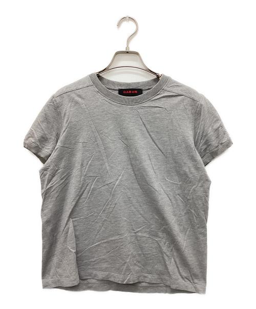 CABAN（キャバン）CABaN (キャバン) コットン リブコンビクルーネックプルオーバー グレー サイズ:Mの古着・服飾アイテム