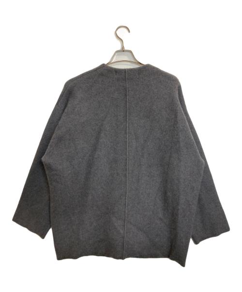JOURNAL STANDARD（ジャーナルスタンダード）JOURNAL STANDARD (ジャーナルスタンダード) ダブルフェイスコクーンカーディガン グレー サイズ:-の古着・服飾アイテム