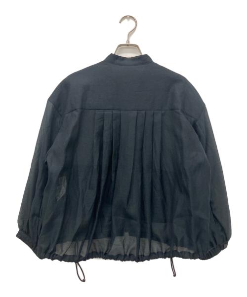 GRACE CLASS（グレースクラス）GRACE CLASS (グレースクラス) シアードレープブルゾン ネイビー サイズ:36の古着・服飾アイテム