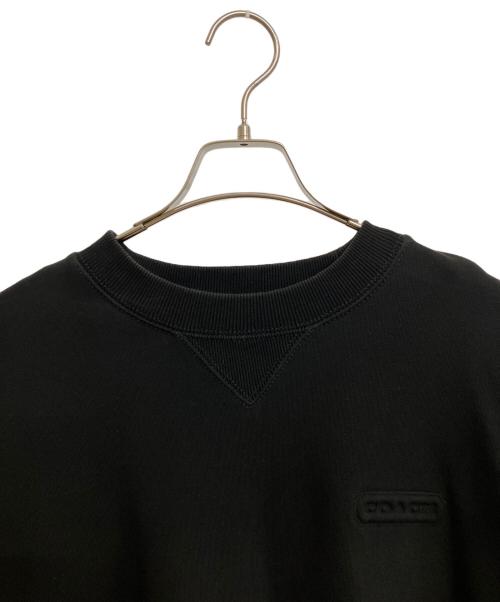 COACH（コーチ）COACH (コーチ) エッセンシャル クルーネック ブラック サイズ:XLの古着・服飾アイテム