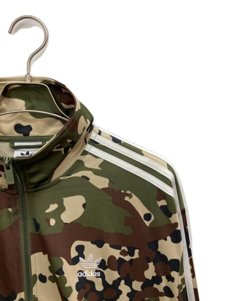 adidas（アディダス）adidas (アディダス) カモ フットボール トラックトップ グリーン サイズ:2XLの古着・服飾アイテム