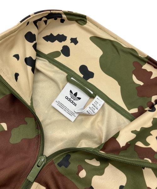 adidas（アディダス）adidas (アディダス) カモ フットボール トラックトップ グリーン サイズ:2XLの古着・服飾アイテム
